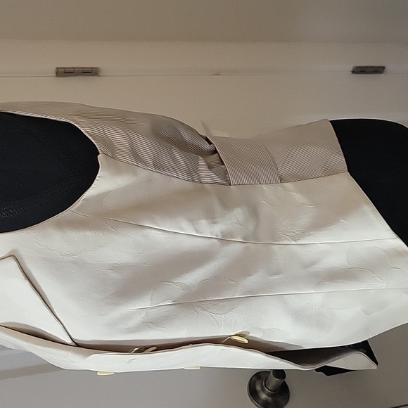 Anne Klien| 🔥Vintage Ivory/Cream Blazer Vest Size 6/M - Picture 6 of 14